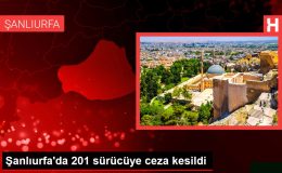 Şanlıurfa’da 201 sürücüye ceza kesildi