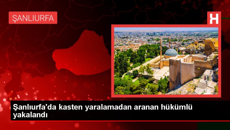 Şanlıurfa’da kasten yaralama suçundan hükümlü yakalandı