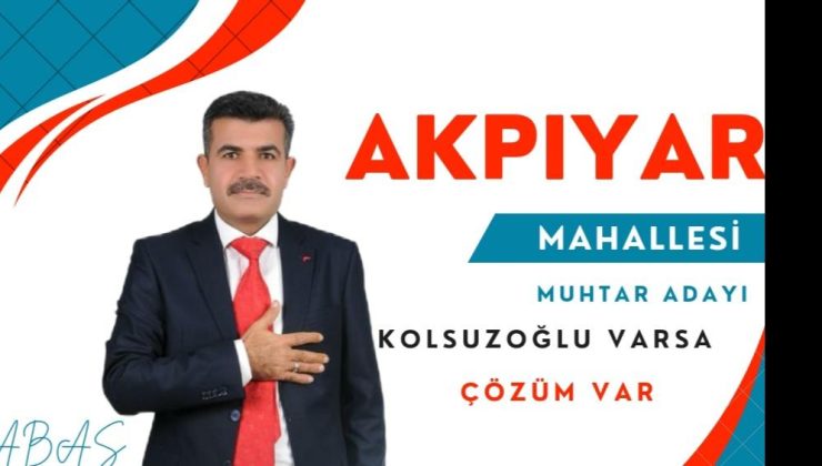 Abbas Kolsuzoğlu, Mahallesi İçin Vizyonunu Paylaştı…