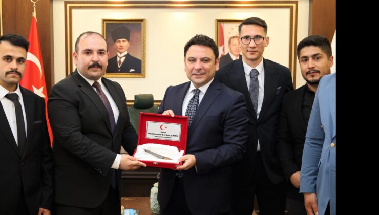 Kaymakam Şahin’e anlamlı ziyaret