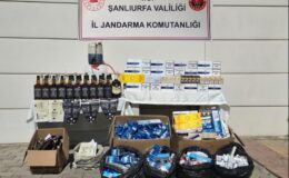 Şanlıurfa’da Jandarmadan sahte içki ve kaçak tütün operasyonu