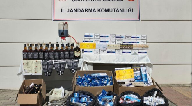 Şanlıurfa’da Jandarmadan sahte içki ve kaçak tütün operasyonu
