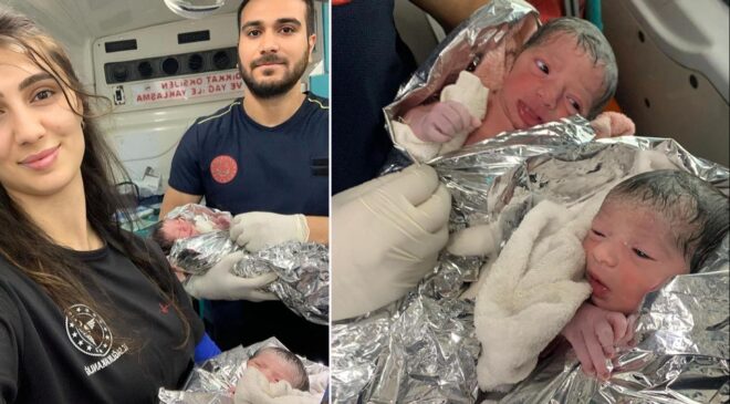 Şanlıurfa’da Ambulansta İkiz Doğum