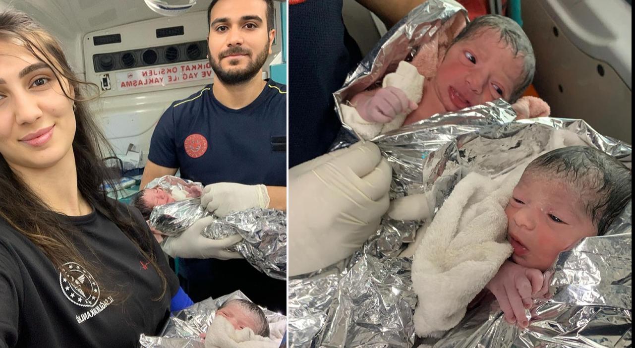 Şanlıurfa’da Ambulansta İkiz Doğum