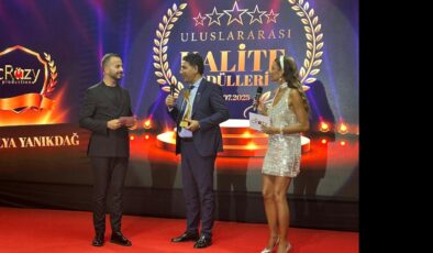 “Akrep Ali” lakaplı Ali Yılmaz’a yılın en başarılı iş insanı ödülü
